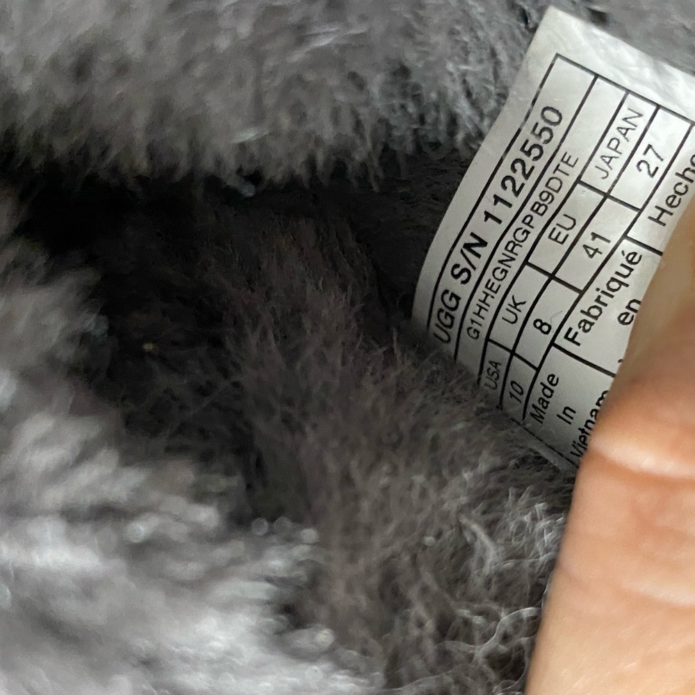 Ugg Disquette Platform Slides Grey(Charcoal) Size… - image 7